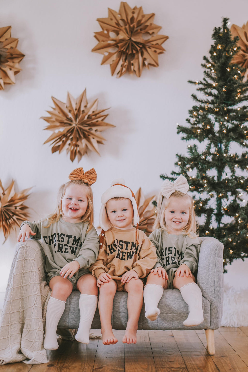 Christmas Crew Sweatshirt Romper