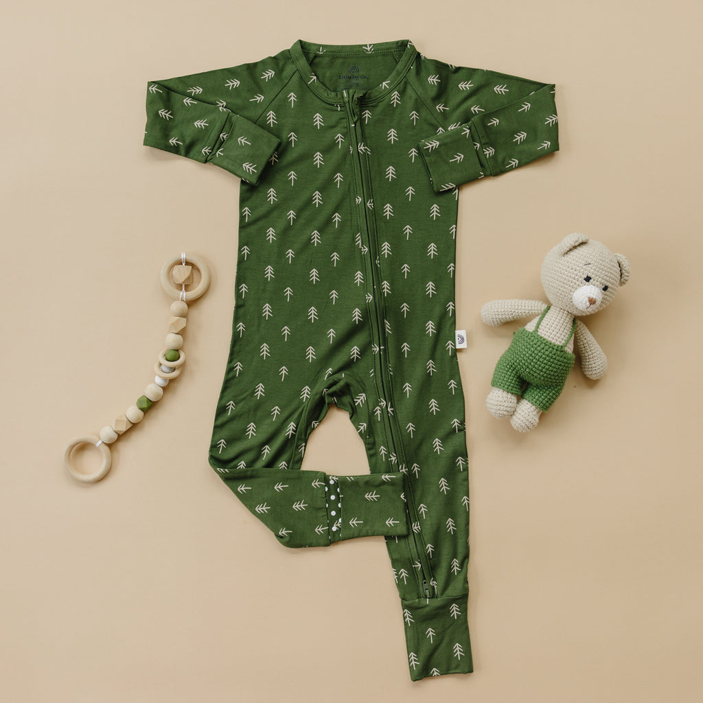 Christmas Tree Bamboo Pajamas - Zippy